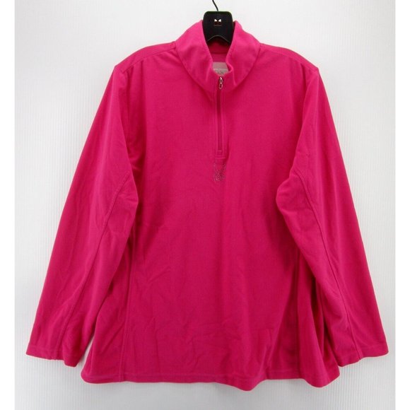 Spyder Jacket Girls 18 Fleece Windbreaker 1/4 Zip Pullover Beaded Logo - Picture 1 of 9